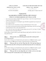 Bien ban nghi quyet DHCD nam 2017 ALV