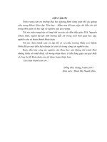 Nâng cao tính sáng tạo trong hoạt động tạo hình bằng việc sử dụng một số chất liệu từ thiên nhiên đối với trẻ mẫu giáo lớn tại trường mầm non nghĩa ninh   thành phố đồng hới   quảng bình 