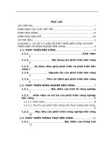 Giải pháp phát triển ngành trồng trọt theo hướng bền vững của tỉnh cao bằng giai đoạn 2016 – 2020