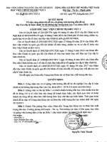 Quyết định số 1320 QĐ-HVCTKV I về việc công nhận tên đề án, cử giảng viên hướng dẫn đề án lớp CCLLCT hệ không tập trung tỉnh Lào Cai, khóa 2016-2018