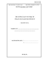 Mau 10 a Quy cach trinh bay de cuong nganh kinh te