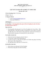 Goi y de tai SV NCKH 2016 Lê Hùng