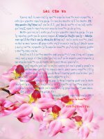 Thế giới nhân vật trong các tác phẩm truyện ở chương trình mầm non 