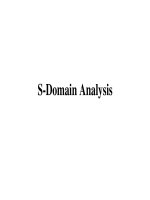 s domain analysis  phân tích mạch trong miền s