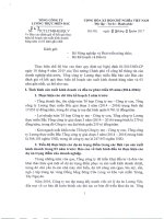 Cong van so: 343 TCTLTMB-KHQLV ve viec Bao cao danh gia ve ket qua thuc hien ke hoach san xuat kinh doanh hang nam va 03 nam gan nhat đây