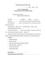 BAN KIEM DIEM DANG VIEN CHUYEN SINH HOAT DANG