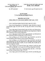 Quy chế công bố thông tin của Tổng công ty Cảng hàng không Việt Nam