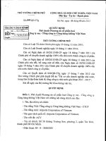 Quyết định của Thủ tướng Chính phủ phê duyệt Phương án cổ phần hóa Công ty mẹ - Tổng công ty Cảng hàng không Việt Nam