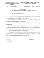 Thong bao ve viec tap hop ket qua NCKH nam hoc 2013 2014