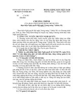 chuong trinh thuc hien nghi quyet tw 7