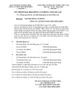 Tờ trình về thu lao HĐQT, BKS;