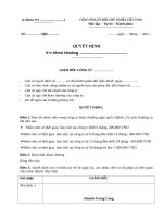 Bộ hồ sơ tiền lương tiền công, tiền thưởng theo TT78 2014