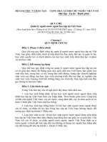 Thông tư 03 2014 TT-BGDĐT Ban hành Quy chế quản lý người nước ngoài học tập tại Việt Nam