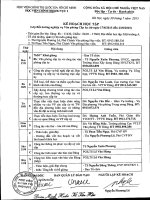 Lịch giảng từ ngày 17 8 2015 đến ngày 23 8 2015