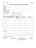 12. F12-TED- Phieu lay mau VL tai hien truong