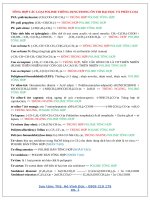 tổng hợp các polime-tơ quan trọng hóa 12