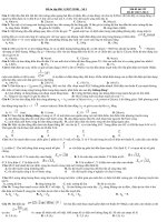 Đề số 1,2 - ôn KT kì 1 (Đề K1 2011-2012;2012-2013)