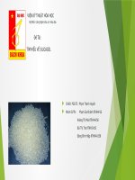 TÌM HIỂU VỀ SILICAGEL