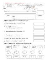 thi h c sinh gi i l p 1 m n To n tr  ng ti u h c Thanh Mai