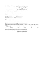 Mẫu Biên bản điều chỉnh Hóa đơn