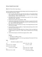 Kế Toán Tài Chính - HUFI EXAM KTTC TK