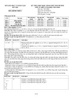 Đề thi HSG TP môn tin học từ 2010 đến 2015 | THPT Trung Giã