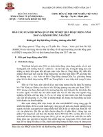 Thông báo mời họp Đại hội đồng cổ đông thường niên năm 2017 7 Bao cao HĐQT 2017