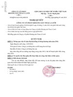 Nghị quyết sô05 2016 ALV V v Thông qua việc tổ chức đại hội cổ đông thường niên năm 2016 | Công ty Cổ phần đầu tư và phát triển hạ tầng ALV