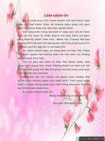 Thiết kế một số thí nghiệm đơn giản nhằm phát triển tính tích cực nhận thức cho trẻ 5   6 tuổi qua hoạt động khám phá khoa học về môi trường xung quanh 