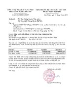 2015 11 14 CBTT Chenh lch Li nhun sau thu Hp nht Quy III nam 2015 tren 10 so vi cung k nam trc