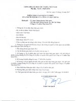 Tổng hợp công bố thông tin THÔNG BÁO GIAO DỊCH CỔ PHIẾU CỦA ÔNG TRỊNH VĂN QUYẾT