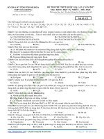 De thi thu mon Hoa truong THPT Ham Rong   Thanh Hoa lan 1 nam 2017 co loi giai chi tiet