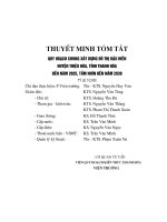 thuyết minh tóm tắt quy hoạch xây dựng đô thị hậu hiền huyện thiệu hóa tỉnh thanh hóa