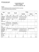 Đề kiểm tra 1 tiết hình học 7 tuần 23 