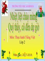 Luyện từ và câu 2. Tuần 9. Ôn tập Giữa Học kì I