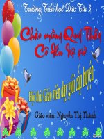 Lop 3   luyen tu va cau  MRVT to quoc   dau phay  Thi GVDG huyen