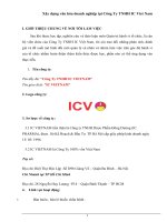 Xây dựng văn hóa doanh nghiệp tại công ty TNHH IC viet nam 