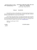 Khoa Môi trường & Tài nguyên Thiên nhiên - College of Environment and Natural Resaurces Thong bao Xuat ban