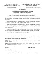 Trường Đại học Công nghệ Sài Gòn - Trang Chủ quyết định