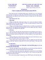 Kế hoạch công tác tư pháp năm 2014