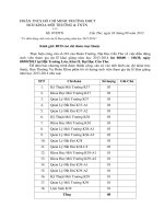 V v điều động sinh viên dự lễ khai giảng năm học 2013-2014