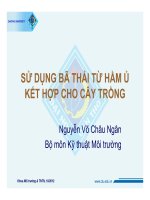 Nôi dung báo cáo chuyên đề 