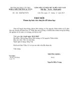 V v Tham dự báo cáo chuyên đề khoa học lúc 14 giờ ngày 30 11 2015