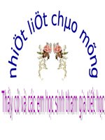 Bài 5. Trả bài tập làm văn số 1