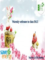 Unit 7. Saving energy