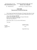 V v Tham dự báo cáo chuyên đề khoa học lúc 14 giờ ngày 25 02 2013