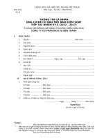 Thong tin ca nhan BKS