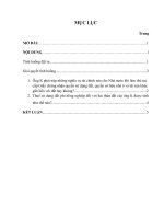 bài tập học kỳ môn luật đất đai