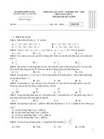 đề kiểm tra đại số và giải tích 11 chương 2 (tổ hợp – xác suất)