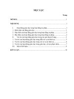 bài tập học kì môn Tâm lý học tư pháp